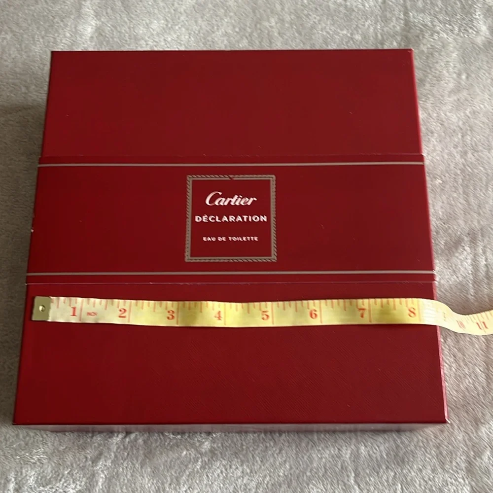 Authentic Cartier Red Gift Box Luxury Presentation Storage Jewelry Box